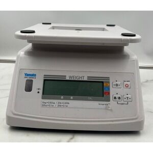 Yamato PPC-200W-II Digital Scale 20lb 10kg Capacity Commercial Industrial White
